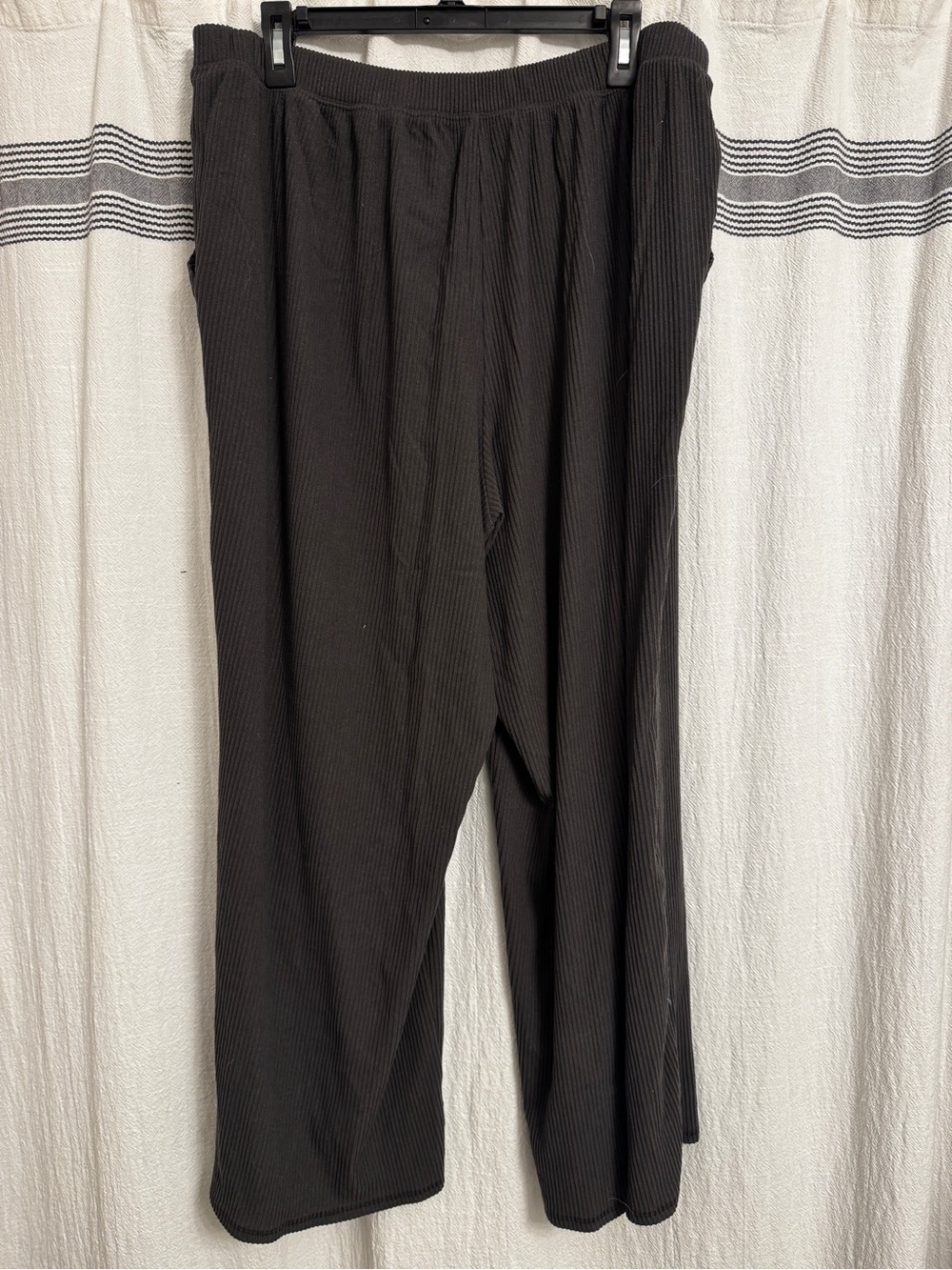 Brushed Rib Wide Leg Sleep Pant - Picture 7 of 7